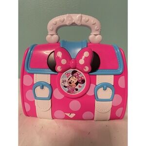 Disney Junior Minnie Bow-Care Doctor Bag‎ Playset. Preowned.